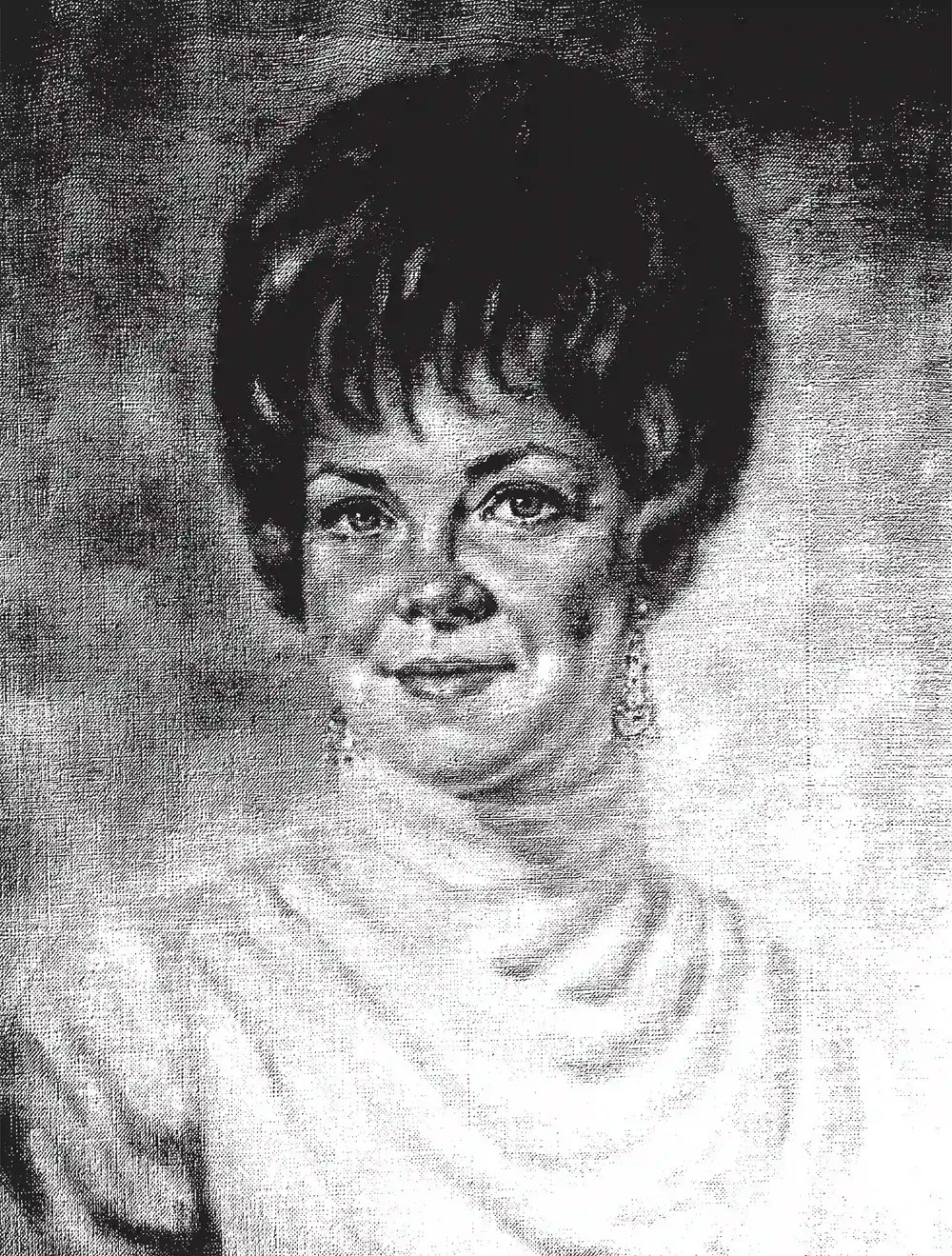 Vintage portrait of Grandma Santora